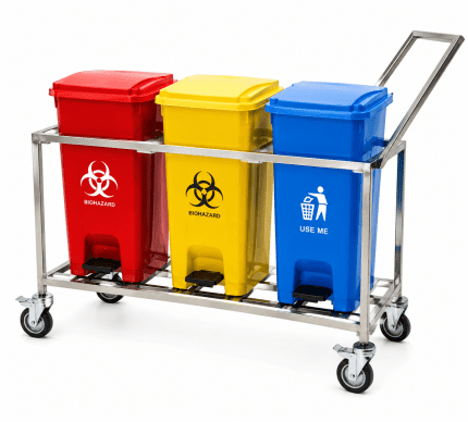 BMW Trolley – Heavy Duty Stainless Steel Waste Collection Solution