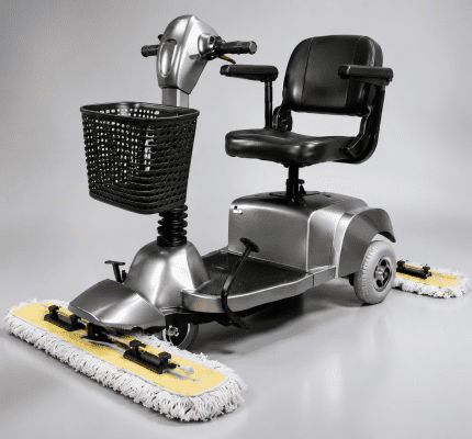 Tricycle Electric Mopping Scooter – Heavy Duty Industrial Cleaning Solution