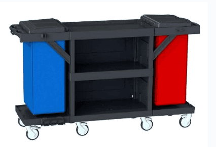 Hygienix H 1222 D3L - High-Capacity Housekeeping Trolley