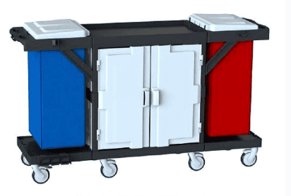 Hygienix H 1222 D0LSB - High-Capacity Housekeeping Trolley