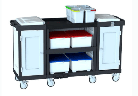 Hygienix H 1222 SD2L0BT2 - High-Capacity Housekeeping Trolley