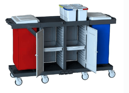 Hygienix H 1504 D - High-Capacity Housekeeping Trolley