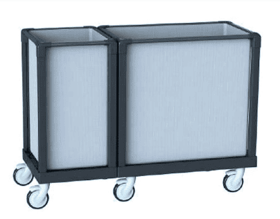 Hygienix CTB 450 - Twin-Compartment Laundry Cart