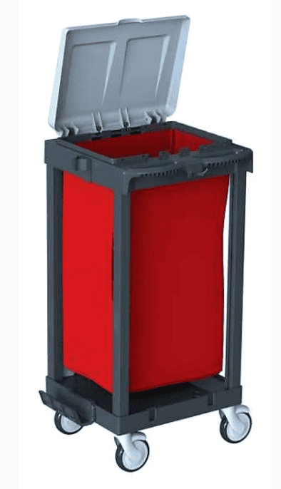 Hygienix W 090 - Open Single-Bag Waste Trolley