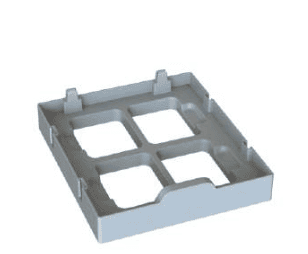 Hygienix Recessed Upper Frame for Small Trolley - PB4010213