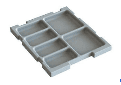 Hygienix Compartment Serving Tray - PB4010311