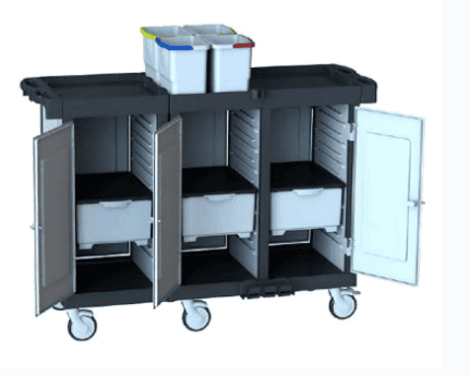 Hygienix R 1103 T0D BT3 - Professional Housekeeping Service Trolley
