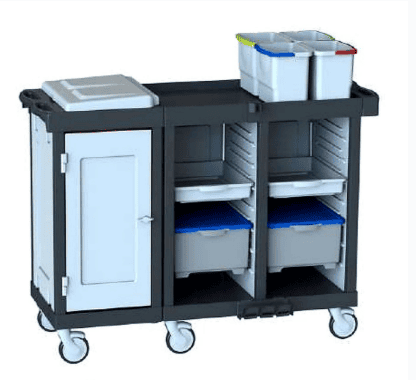 Hygienix R 1202 SD4BT - Professional Housekeeping Service Trolley